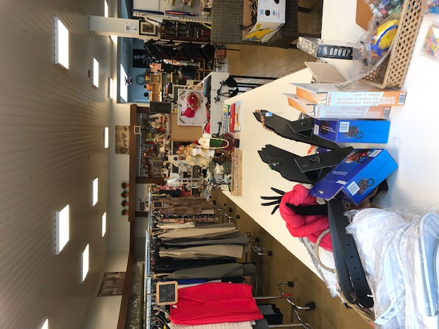 De toonbank in de winkel